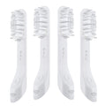4-Pack White Toothbursh Replacement Head Compatible with Quip Styled Electric Brush Refill Brush Head Soft