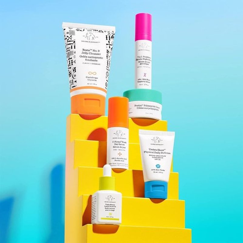 Drunk Elephant The Littles 6.0 Skin Care Set - Best-Selling Serums & Moisturizers for Radiant Skin