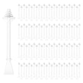 100 Pcs Nose Wax Sticks, Plastic Wax Applicator Sticks and Disposable Spatulas for Nostril Nasal Cleaning Ear Hair Removal
