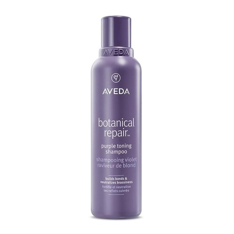 Aveda Botanical Repair Purple Toning Shampoo - Reduces Brassy Tones for Blonde, Silver & Grey Hair | 6.7 fl oz