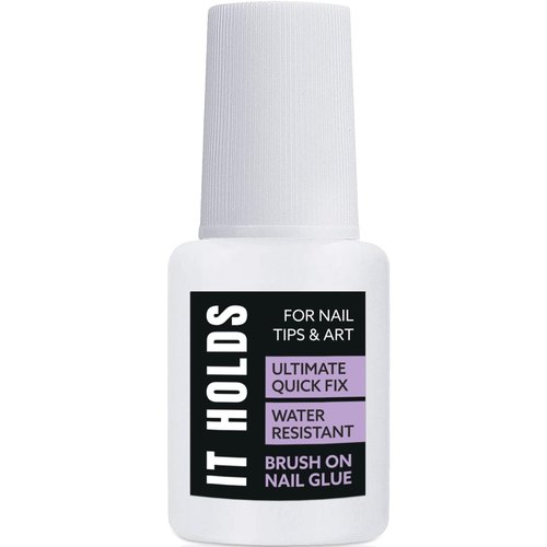 Brush On Nail Glue for Press On Nails, Extra Strong for Acrylic, Waterproof for Fake Nails Long Lasting Nail Glue, Professional for Nail Tips (8ml)