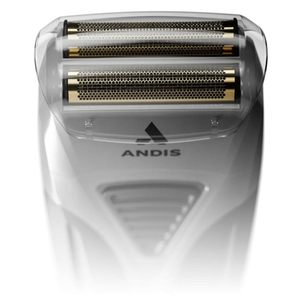 Andis TS-2 17255 Pro Foil Lithium Titanium Foil Shaver, Cord/Cordless, Smooth Shaving Cordless Shaver with Charger, Black