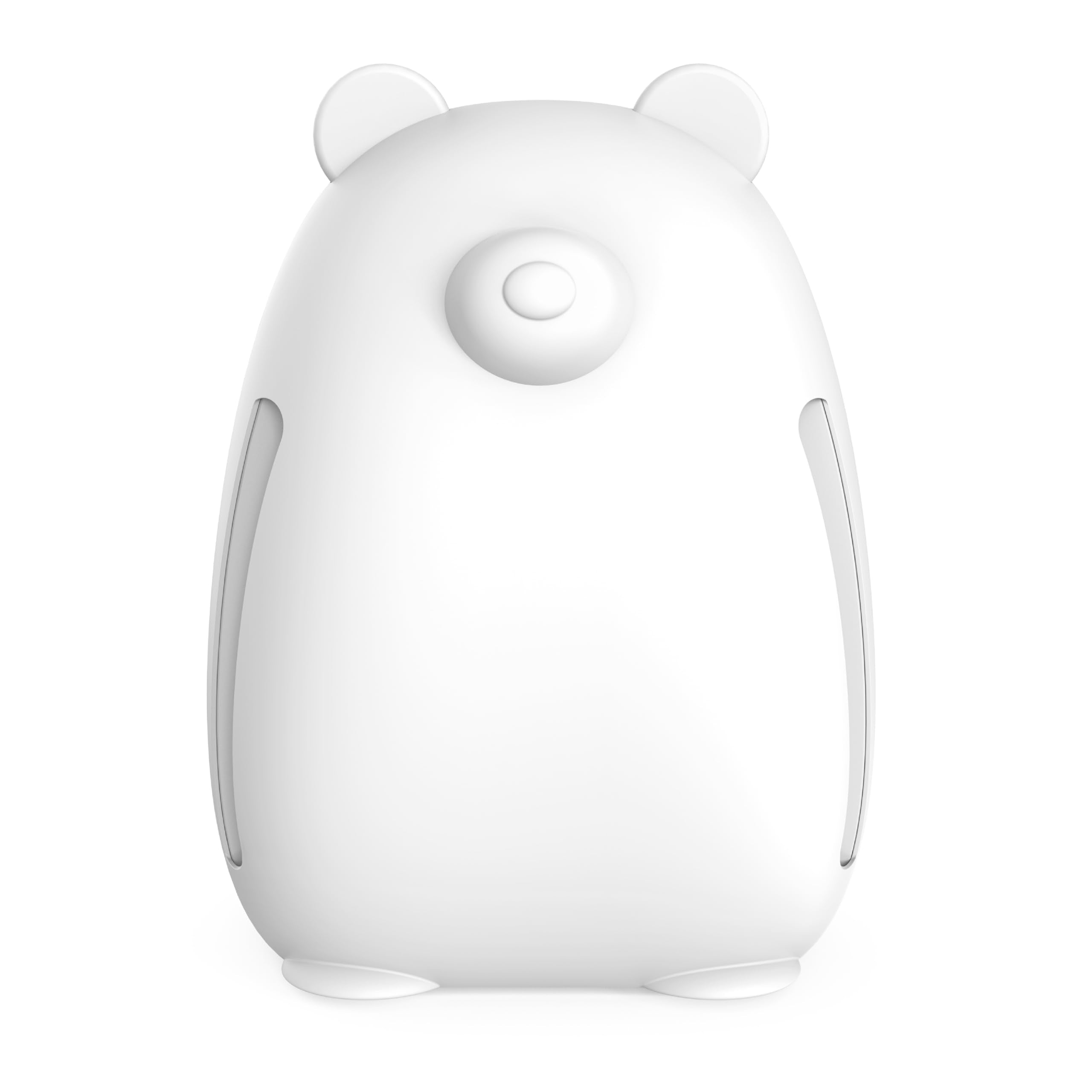 Pure Enrichment PureBaby Kids Bear Air True HEPA Air Purifier - 4 Stage Air Filtration, UV-C Light, and Night Light for Medium-Large Rooms - Baby Nurseries, Kid Bedrooms (White)