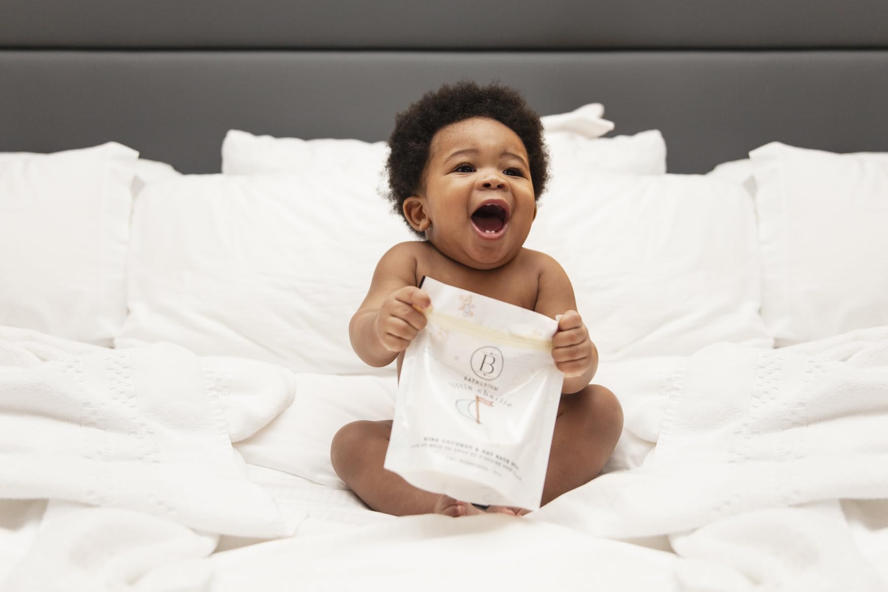 Bathorium Little Charlie Bath Soak, Nourishing Soak for Babies, Made with Colloidal Oat, Chamomile & Coconut, Moisturizes & Soothes Delicate Skin, 26 oz