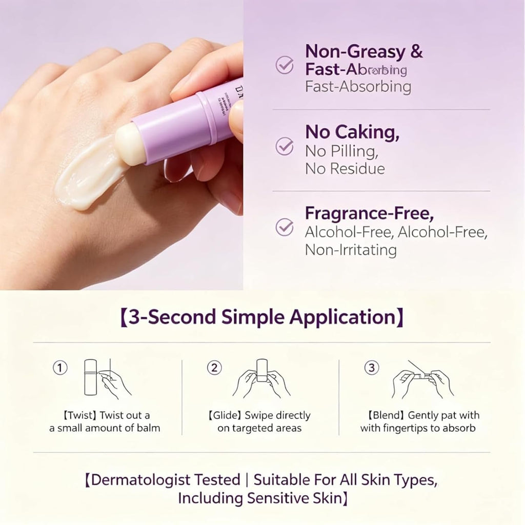 Coellyo Lipstick Under Eye Balm,Lift & Firm Multi Balm,Hydrating,Smoothing,Eye Care for Dark Circles, Puffiness and Fine Lines,0.38 oz