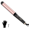 Curling Wand 1 1/2 Inch,Curling Iron 1.5 inch Professional for Beach Wave,Clamp Free Curling Wand for Quick Styling.