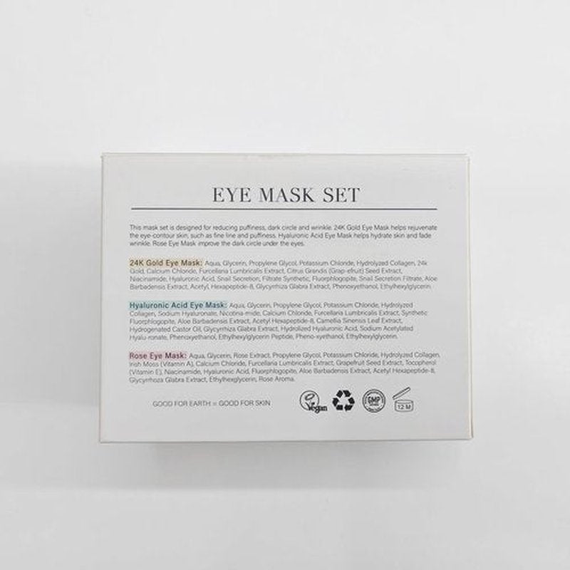 PEAUAMIE Under Eye Patches Gold and Hyaluronic Acid for puffy eyes,Rose Eye Masks for Dark Circles and Puffiness skin care Smooth Wrinkles products 30 Pairs
