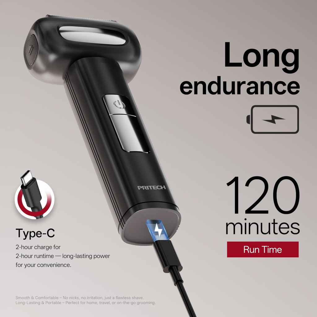 PRITECH Electric Foil Shaver for Men, Electric Razor for Men Face