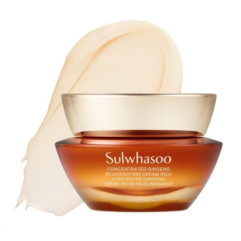 Sulwhasoo Concentrated Ginseng Rejuvenating Cream - Anti-Aging Moisturizer with Retinol & Peptides, 1.69 fl. oz.