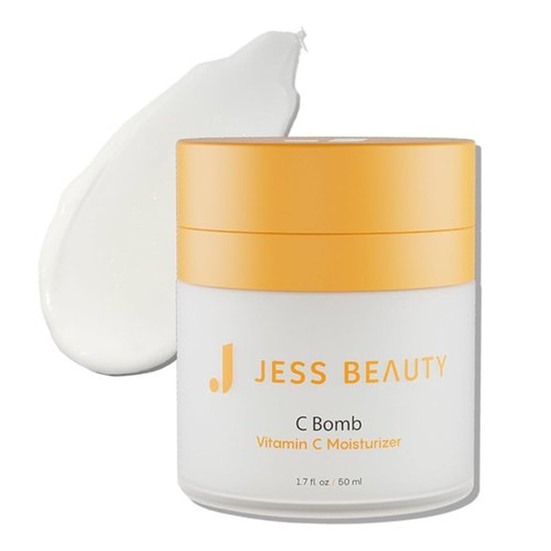 JESS BEAUTY | Vitamin C Face Moisturizer for Even Skin Tone - Hydrating Skincare Cream 1.7 fl oz