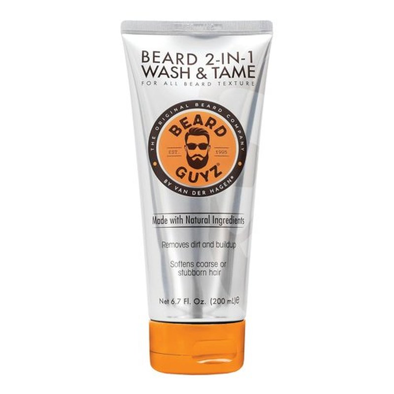 Beard Guyz 2-in-1 Beard Wash & Conditioner - Deep Cleansing Shampoo for Softening & Taming - 6.7 oz