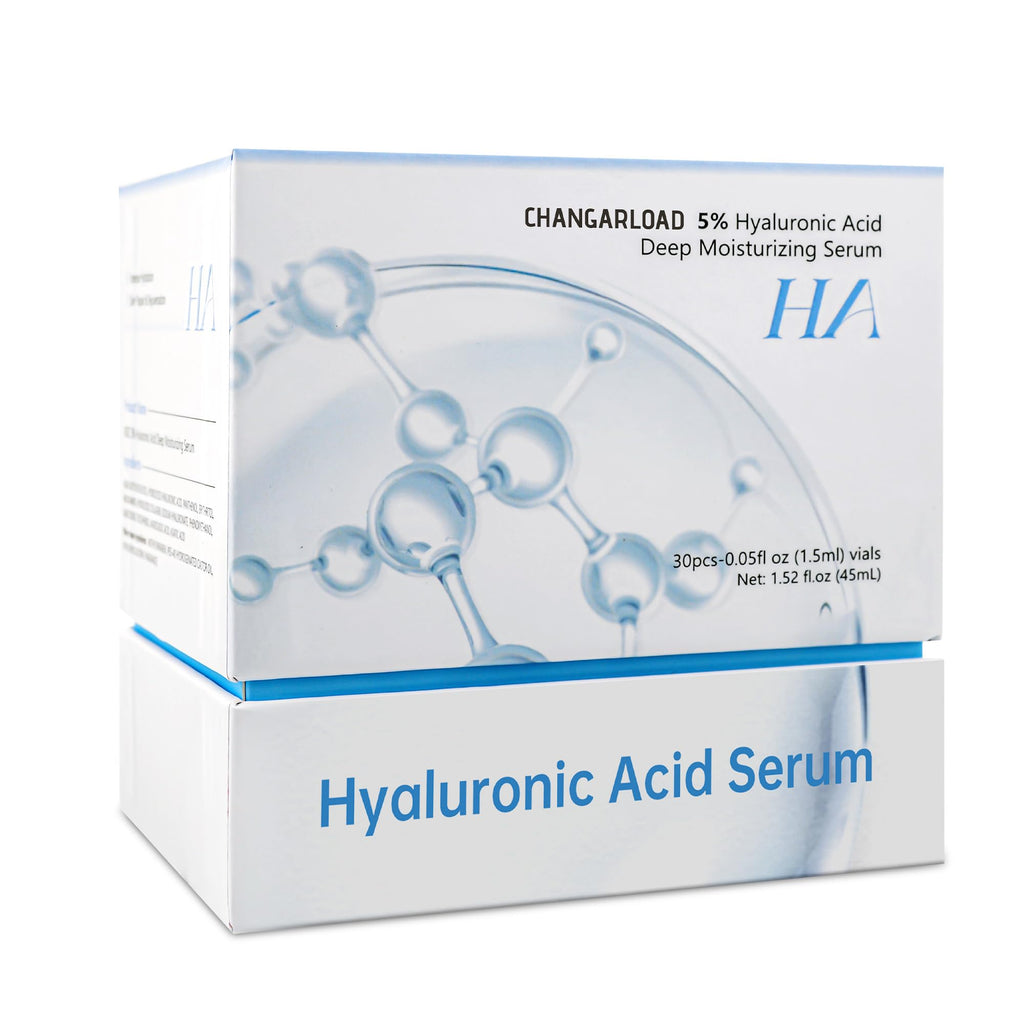 5% Hyaluronic Acid Tubes Ultra-Hydrating Vials with Niacinamide,Collagen Stem Cell,Wake Nature Perfection|AntiAging|Deep Hydration|CellActivation-1.5ml*60Pcs Ultra Hyaluronic Acid Serum for Face