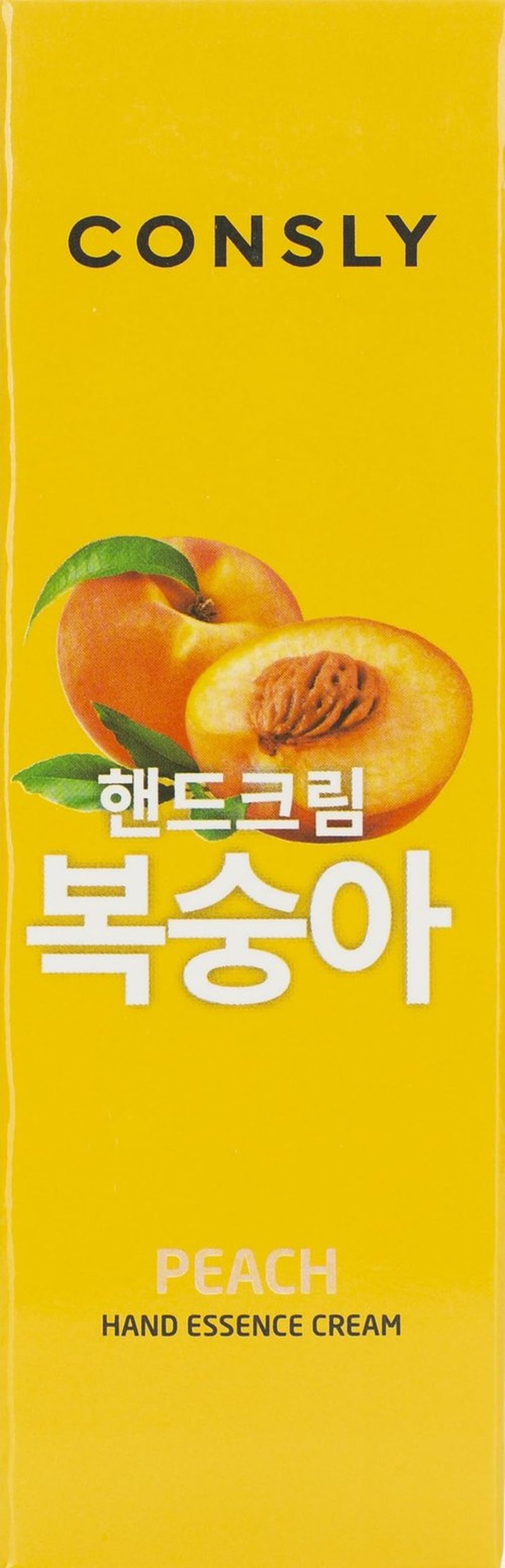 CONSLY Hand Essence Cream | Lightweight Nourishing Moisturizer for Dry Hands | Softens, Smooths & Restores Skin | Korean Skincare | 100 ml / 3.38 fl oz (Peach)