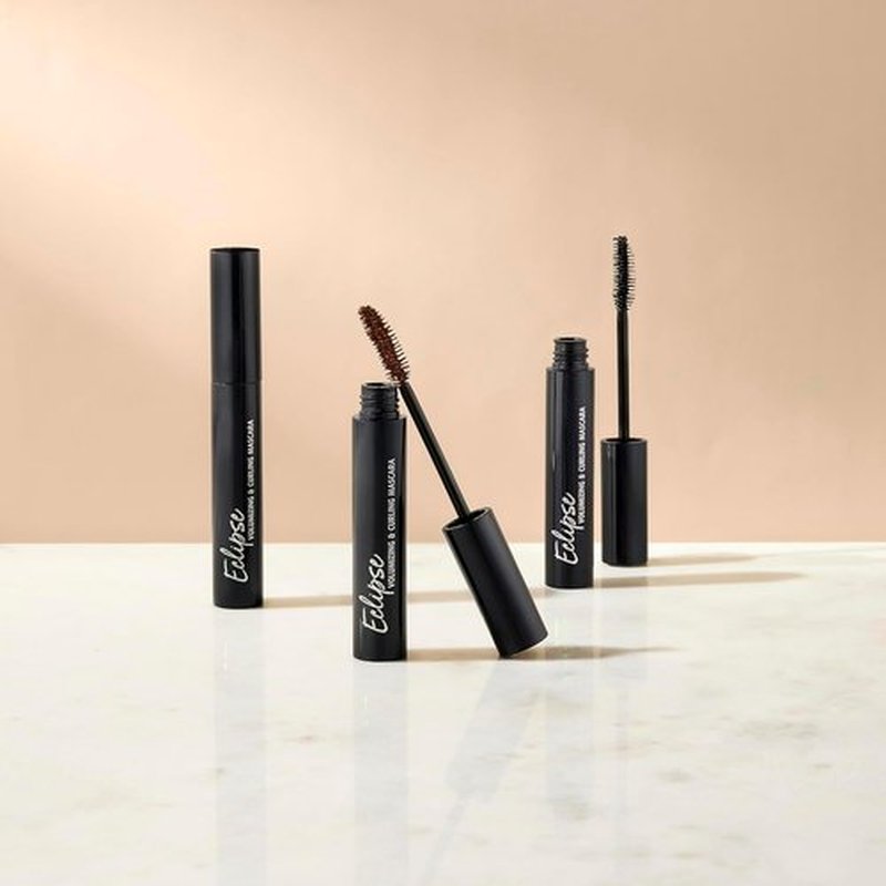 Lune+Aster Eclipse Volumizing & Curling Mascara - Brown - Volumizing & curling vegan tubular mascara that won't smudge, yet removes easily with warm water