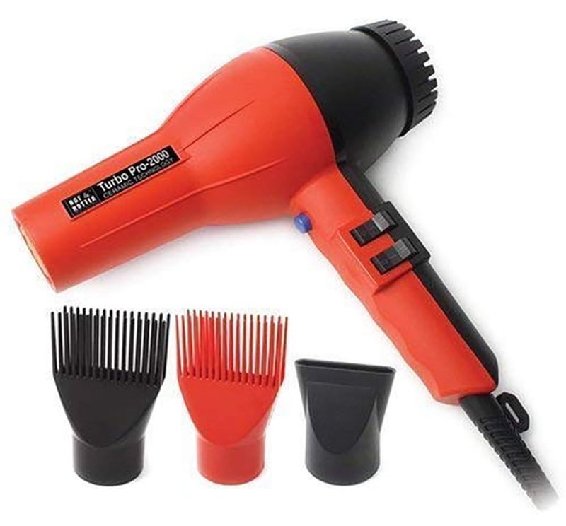 Annie Hair Dryer - Turbo Pro-2000 with Ceramic Technology for Fast Drying