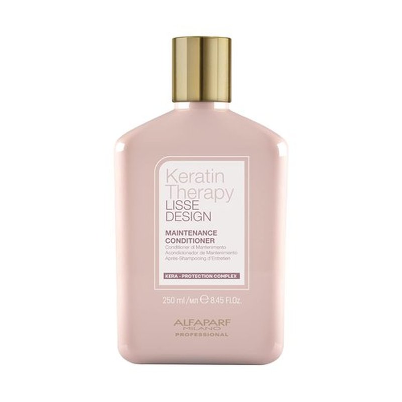 Alfaparf Milano Lisse Design Keratin Shampoo & Conditioner Set - Sulfate-Free, Anti-Frizz Formula for Smooth, Straight Hair