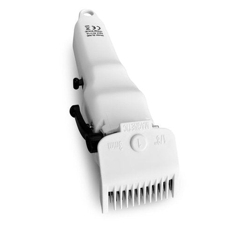 TPOB SLIME Guards (slime 2) 6 Professional Hair Guides plastic combs for different hair cutting lengths (White)