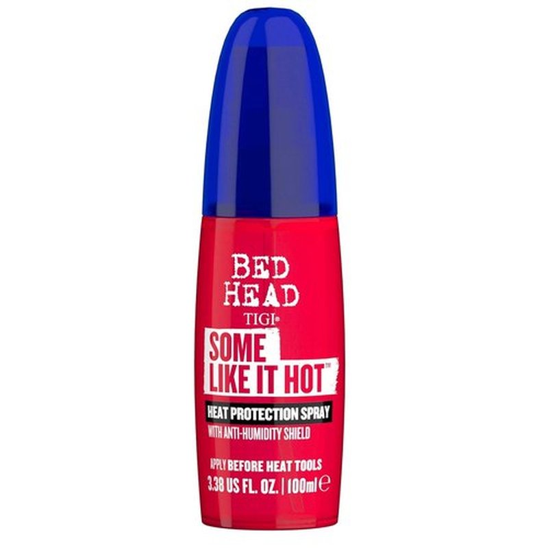TIGI Bed Head Some Like It Hot - Heat Styling & Protection Spray | Anti-Humidity Shield, 3.38 fl oz