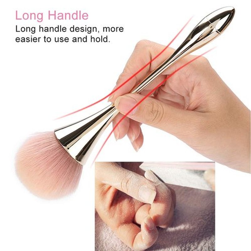Nail Dust Removal Brush Nail Art Brush Manicure Brush Manicure Dust Removal Cleansing Manicure Tool Powder Cleansing Manicure Tool for Dust Removal