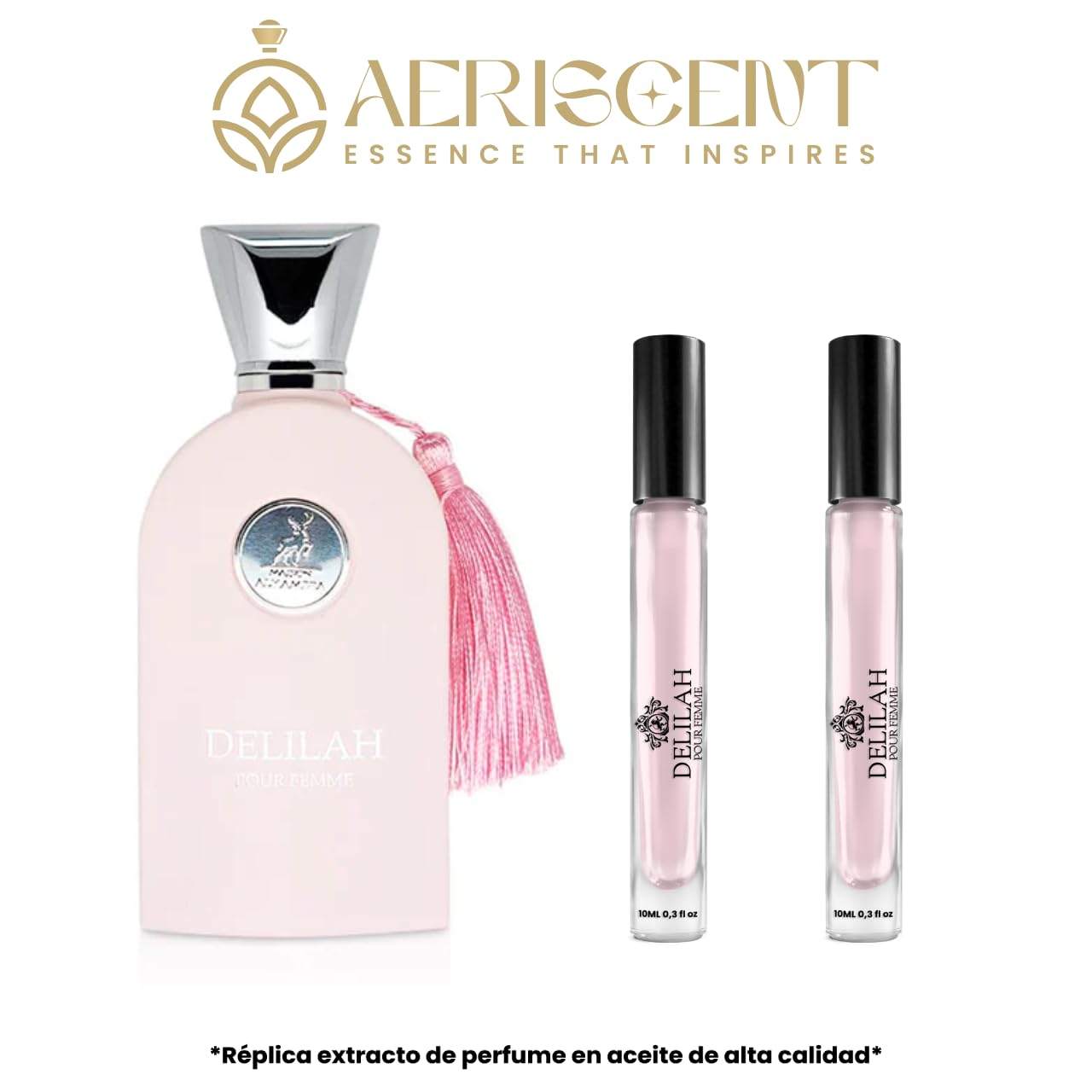 Delilah Eau de Parfum Travel Size Edition, Duo Pack 2 x 10ml, Floral Fragrance Spray for Women, Large Bottle Not Included (It is only a reference).