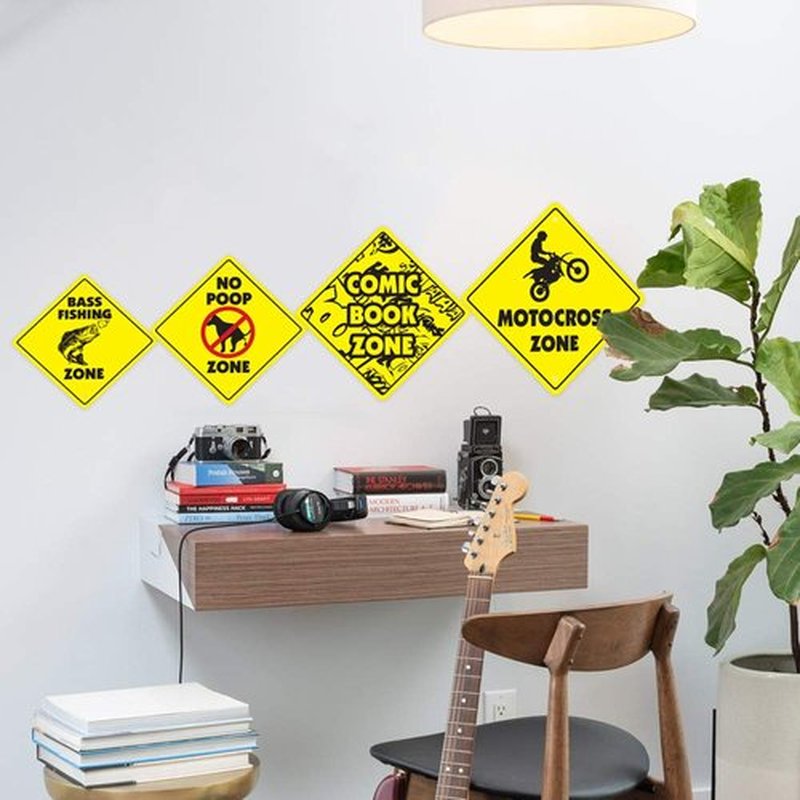 Kid Crossing Sign Zone Xing | Indoor/Outdoor | 14" Tall Children Child Play Slow be Safe Caution