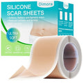 Dimora Medical Grade Silicone Scar Sheets -Ultra Soft Silicone Scar Tape (1.6”x60" Roll), Hypoallergenic Scar Removal Treatment for Surgical Scars, C Section, Tummy Tuck, Keloid Treatment