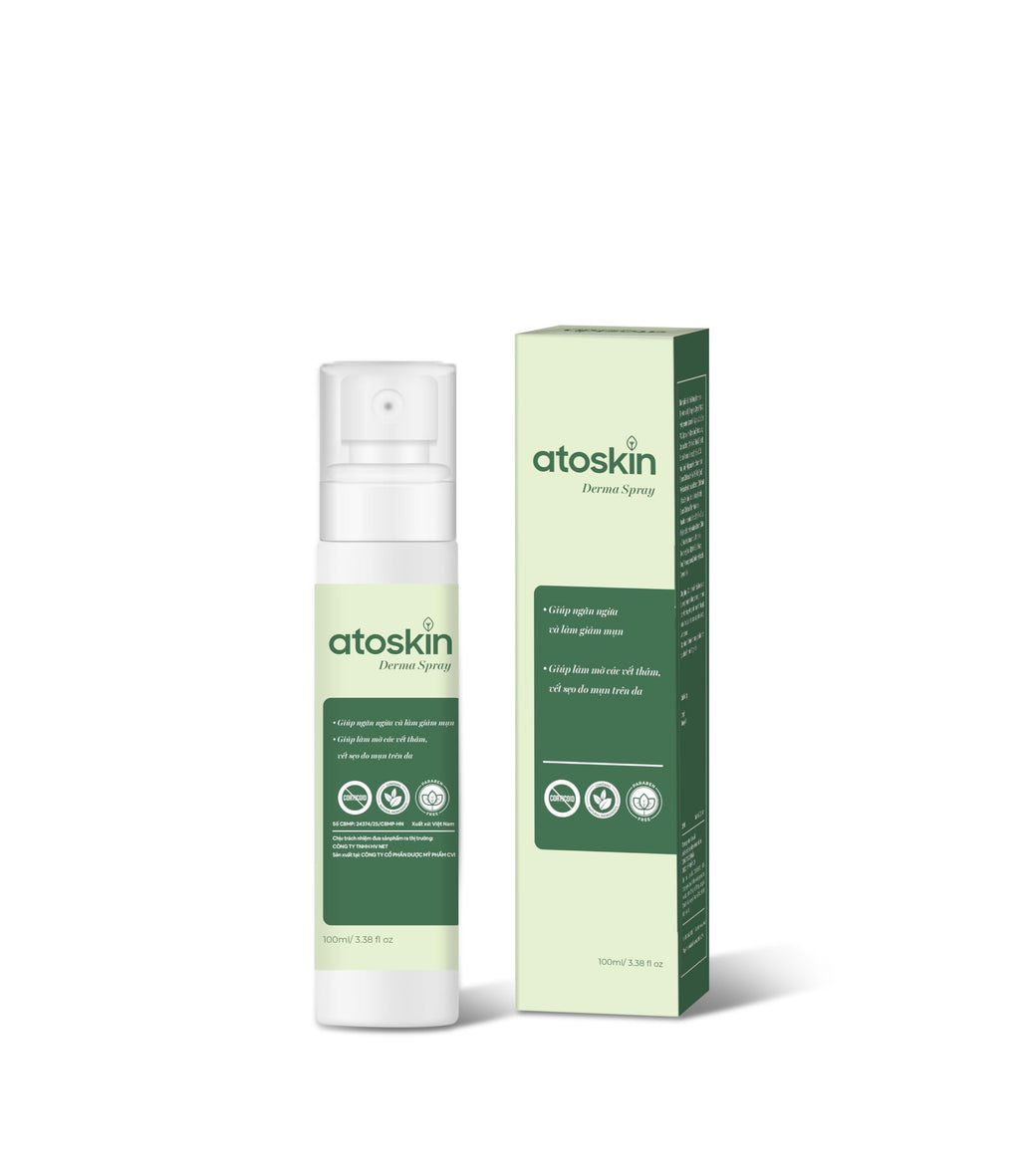 Atoskin Advanced Folliculitis & Back Acne Treatment Spray with 1.5% Glycolic Acid & 1% Zinc PCA - Reduces Redness & Keratosis Pilaris (3.4 oz)