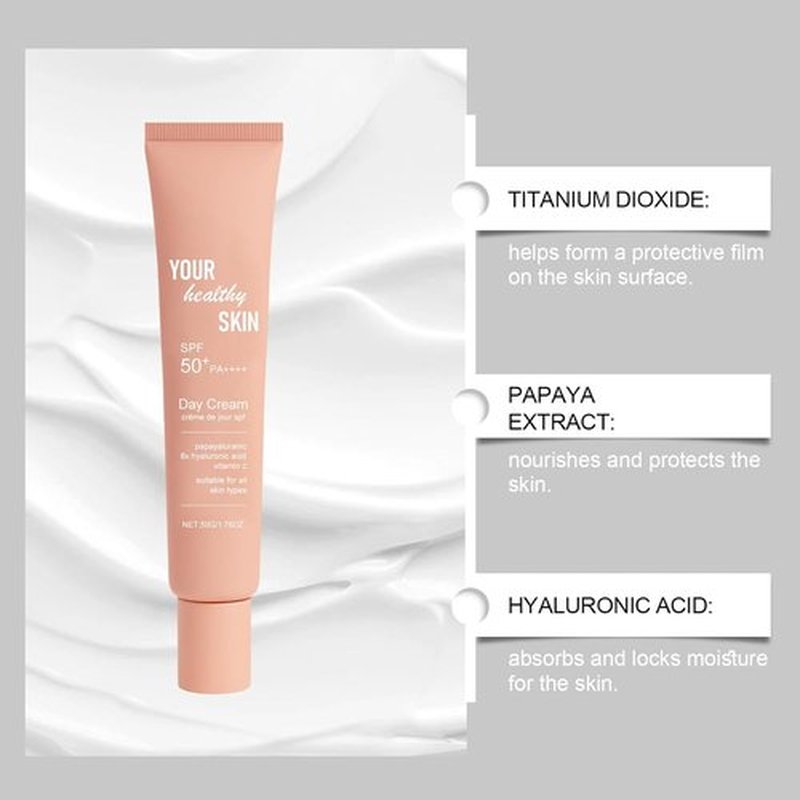 Skiennix Lightweight Moisturizing Cream - Breathable Hydrating Sunscreen SPF 50 | Daily Skin Protection, 1.76 oz