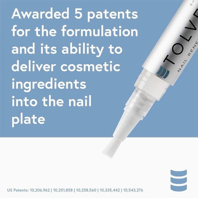 Tolvere Nail Renewal Solution - Restore Discolored, Brittle & Cracked Nails | Fast-Acting Treatment