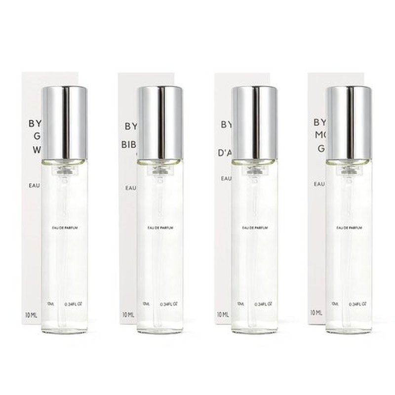Byredo Mini Perfume Sampler - 4x10ml Women's Fragrance Set | Long-Lasting Bergamot, Lemon, Violet, Jasmine Notes
