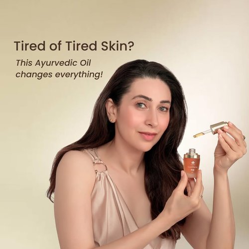 Shankara Kumkumadi Oil - Pure Saffron & 32 Ayurvedic Flowers for Glowing Skin | 18ml Hydrating Facial Oil