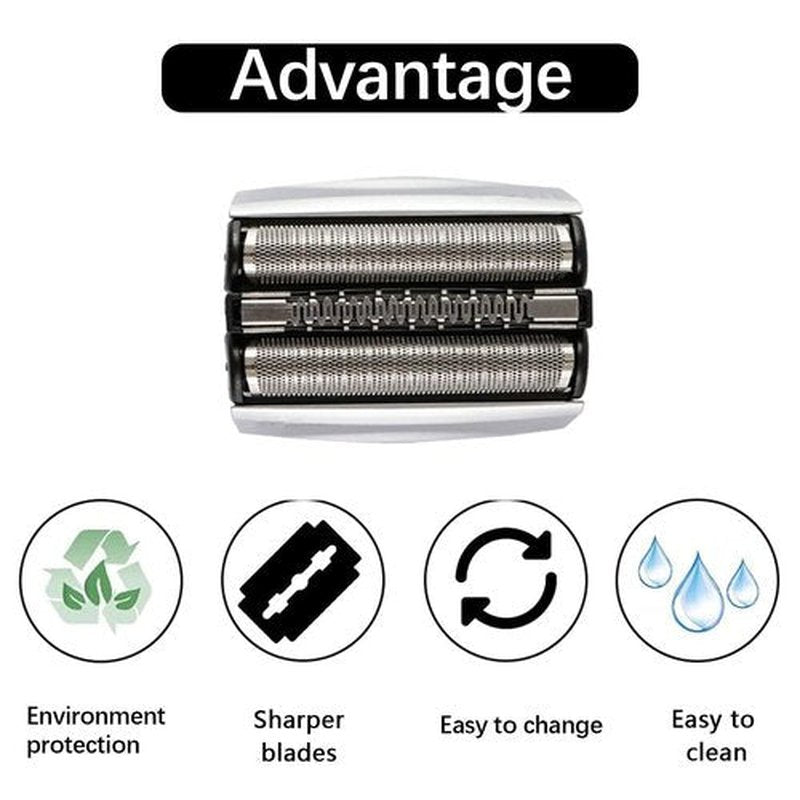 Braun Series 7 70S Replacement Shaver Heads - Compatible Foil & Cutter for Electric Razors