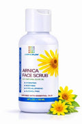 Bruizex Arnica Facial Scrub, Exfoliating Face Wash for Natural Lymphatic Drainage, Face Cleanser with Soothing Arnica Montana, Exfoliator For Sensitive Skin, Acne, Blackheads, Lymph Health, 4 Oz