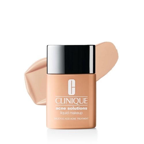 Clinique Acne Solutions Liquid Foundation - Salicylic Acid for Oily Skin | Medium Coverage, Natural Matte Finish