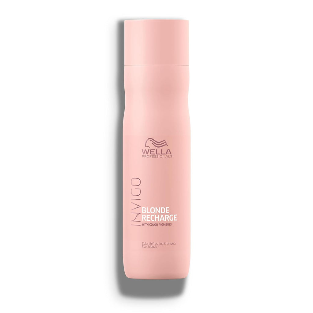 Wella Professionals INVIGO Blonde Recharge Shampoo - Cool Color Enhancer for Radiant Blondes