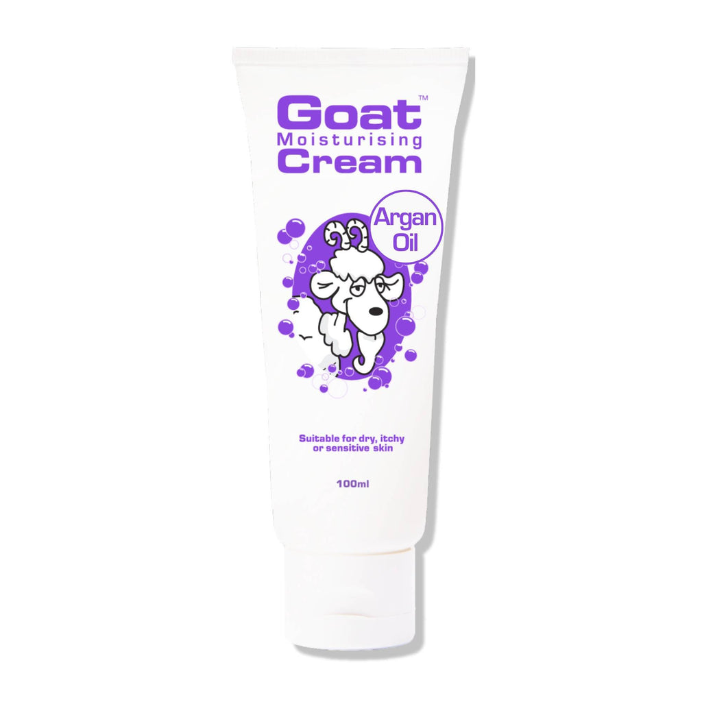 Goat Milk Moisturizing Cream with Argan Oil100ml, Suitable for dry itchy or sensitive skin, Made in Australia