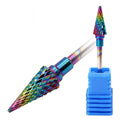 FANTEXY 3/32" Carbide Nail Drill Bit,5 In 1 Tungsten Nails Drill Bit Professional,Acrylic Nail Supplies,Nails Tech Supplies,Suitable for Manicure Pedicure Cuticle Gel Polishing (Medium - M)