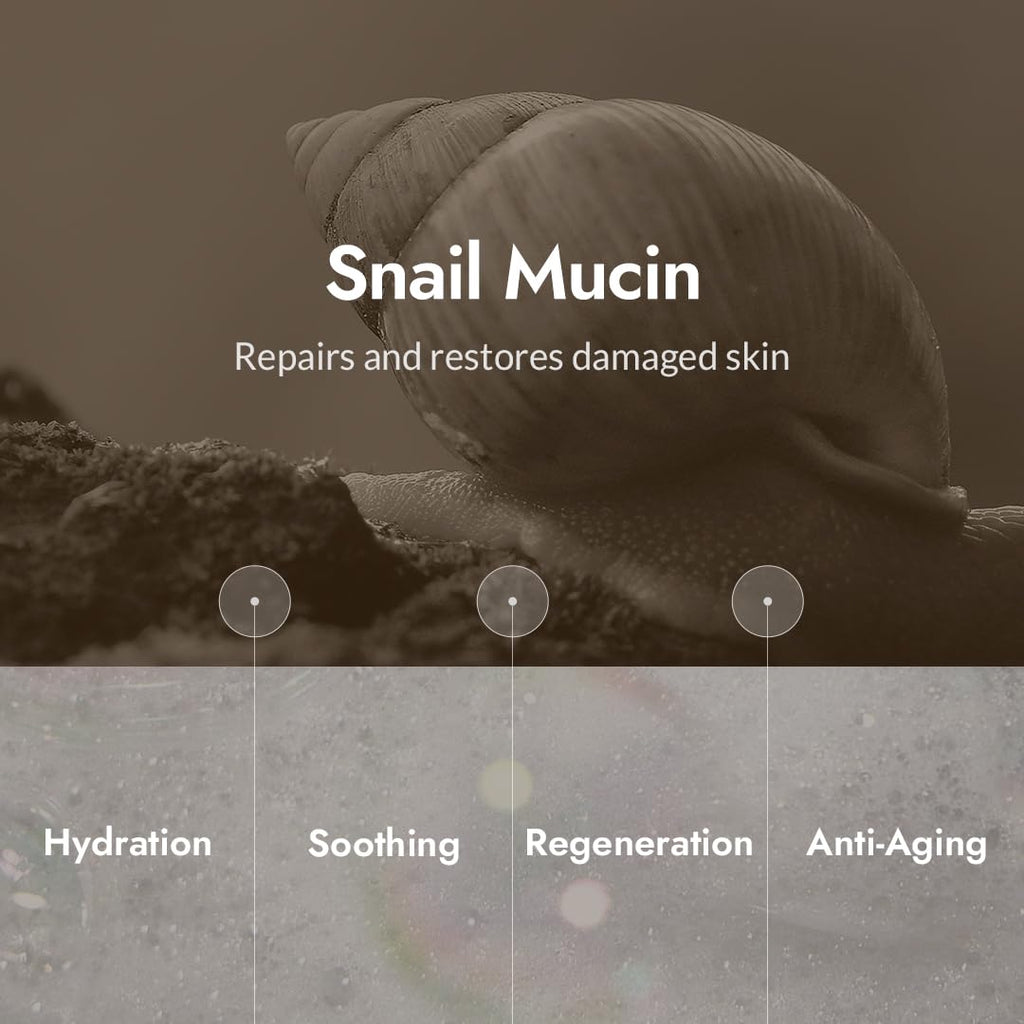 MIZON Snail Repair Intensive Toner with Snail Mucin Hyaluronic Acid Adenosine Centella Asiatica Moisturizer Fine Line Treatment Safe Formula Korean Skincare (3.38 fl oz)