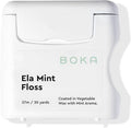 Boka Ela Mint Dental Floss - Plant-Based, Teflon-Free, 30 Yards of Waxed Floss | Eco-Friendly Care