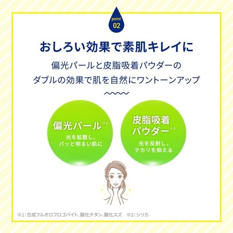 DOPICT Melano CC Deep Day Care UV Emulsion, 1.8 oz (50 g), Funny Effect, Makeup Foundation, SPF 50+ PA++++