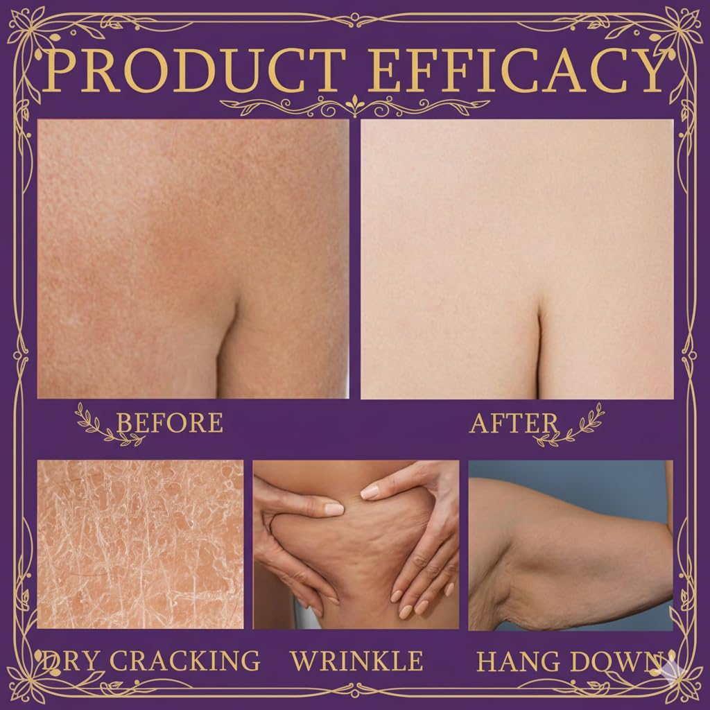 Yikuhot Body Firming Oil with Natural Ingredients & Vitamin E, Lightweight Body Oil for Women Post, Shower Nourishing & Firming (Chamomile)