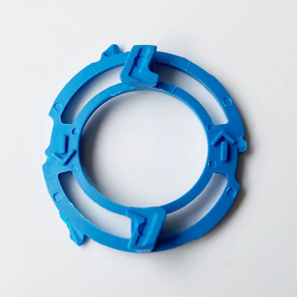 Suleto 3PCS Shaver Head Blade Holder Plate Fits for Series 5000, 3PCS Razor Retaining Lock-Ring Blue Blade Retaining Rings for SH50 Series