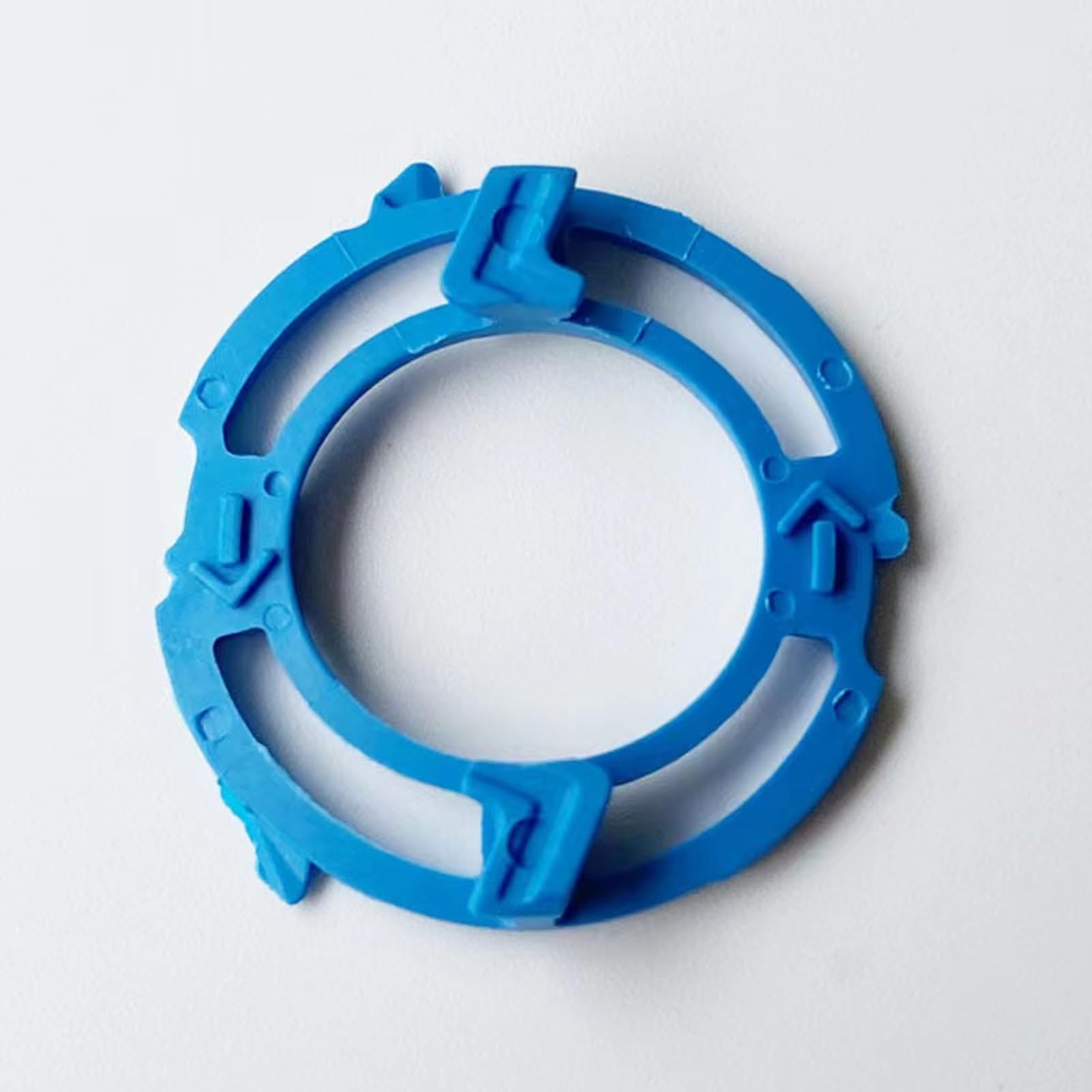 Suleto 3PCS Shaver Head Blade Holder Plate Fits for Series 5000, 3PCS Razor Retaining Lock-Ring Blue Blade Retaining Rings for SH50 Series