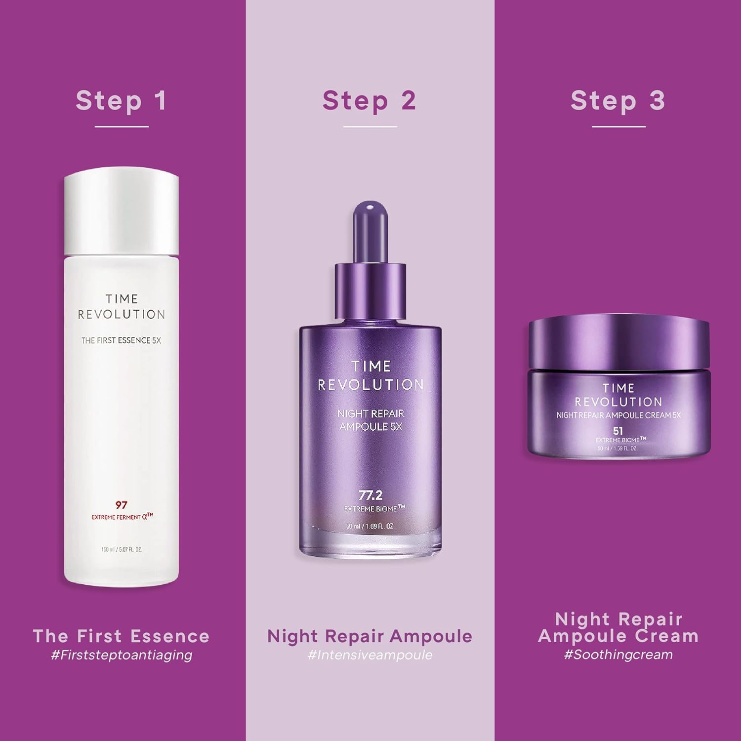 MISSHA Time Revolution The First Essence 5X (5th Gen) 5.07 Fl oz/ 150ml, Korean Face Essence, Facial Toner, Glass Skin, Hydrating Firming pH Balancing Toner for All Skin Types