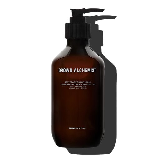 Grown Alchemist Restorative Hand Cream. Vanilla and Orange Peel. Non-Greasy Moisturizer to Soothe & Soften Hands, 10.1 Ounce (300 mL)