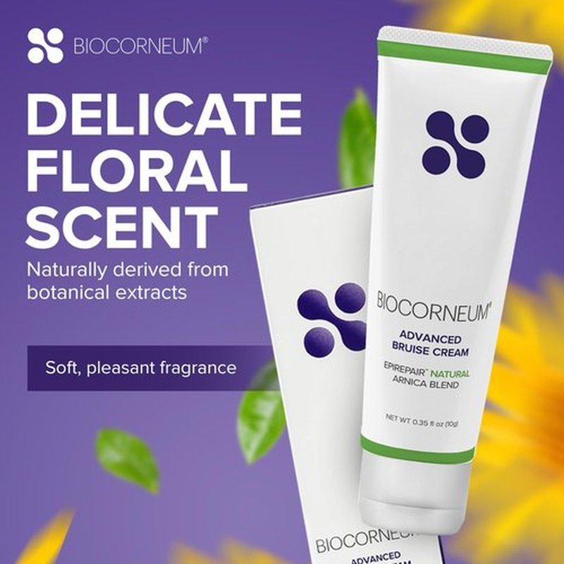 BIOCORNEUM Advanced Bruise Cream 1oz – Professional-Grade Arnica & Vitamin K Cream for Visible Skin Recovery – Botanical Formula with Vitamin E, Green Tea Extract & More – Lightweight, Fast-Absorbing