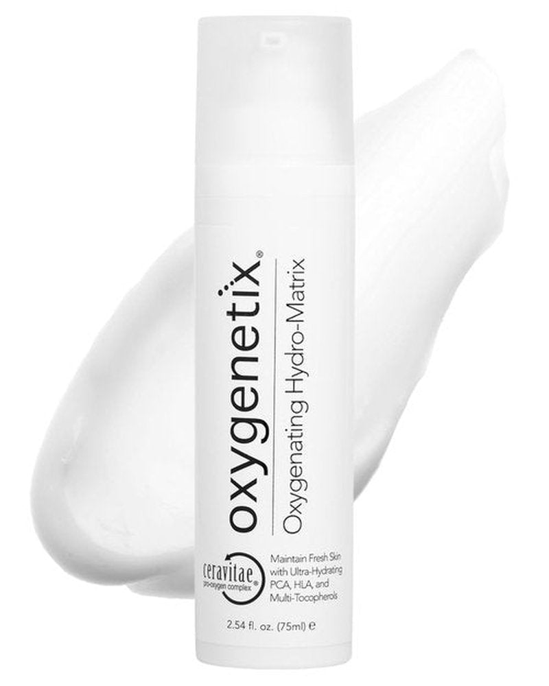 Oxygenetix Oxygenating Hydro-Matrix | Lightweight Aloe-Based Face Moisturizer with Hyaluronic Acid - 2.54oz for Sensitive Skin
