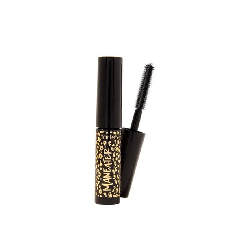 tarte maneater mascara – Extreme Curl, Instant Volume & Length, 16HR Ultra-Creamy Longwear Eye Makeup, Cruelty-Free, travel size, black