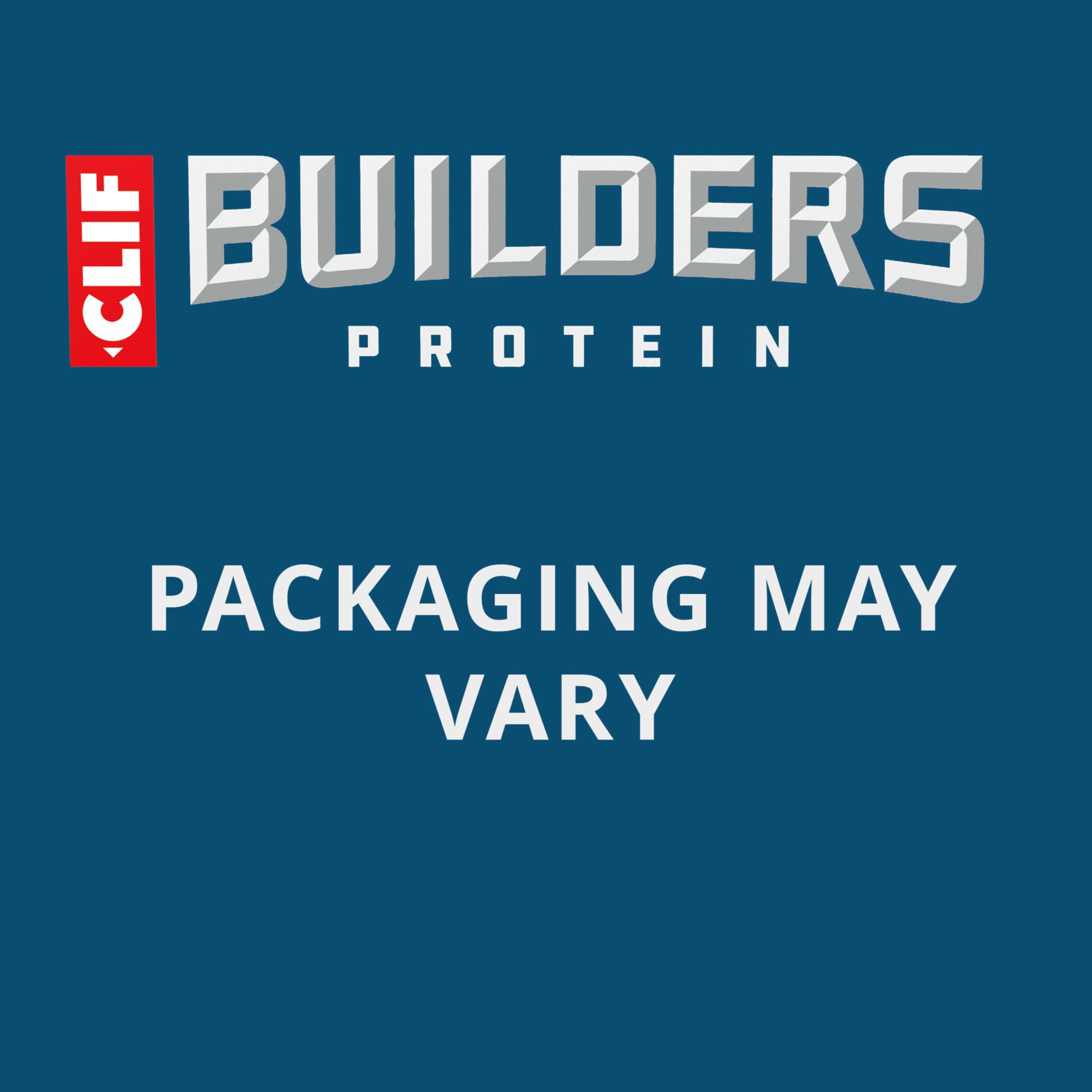 CLIF BUILDERS Protein Bars, Chocolatey Peanut Butter, 20g Protein, Gluten Free, Non-GMO, 12 ct