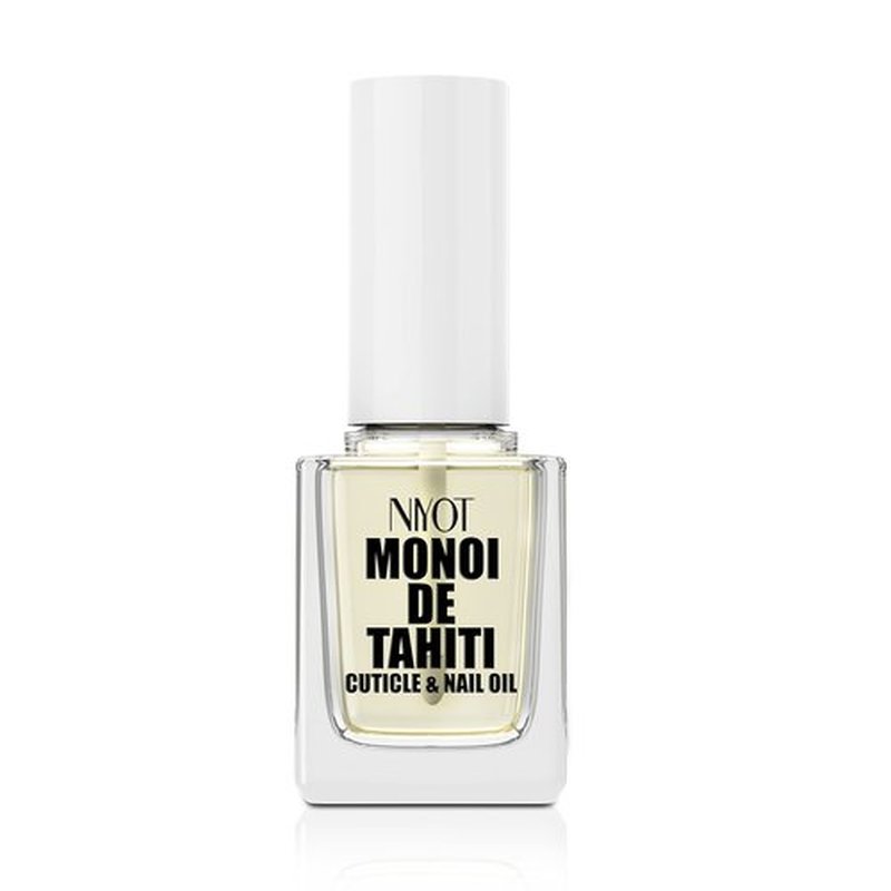 Monoi de Tahiti Cuticle & Nail Oil For Dry, Damaged Cuticles, 0.38oz - Vitamin E Infused for Healthier, Stronger Nails